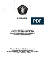 Proposal Lomba Menyanyi UB PDF