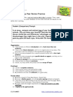 Group Peer Review Practice Compare