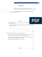 Physics A2 9702/43 Temperature Notes