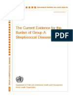 The Current Evidence For The Burden of Group A Streptococcal Diseases