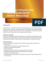 LEADING ARTICLE Peranan Vitamin B12 Methylcobalamin Dalam Neurologi