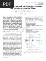 A Systematic Approach for Designing, Analyzing and Building a Model RC Plane