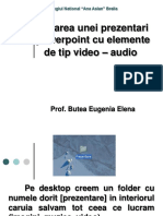 Creare Unui Ppt Cu Audio Si Video