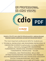 Engineer Professional, Values (Cdio Vision)