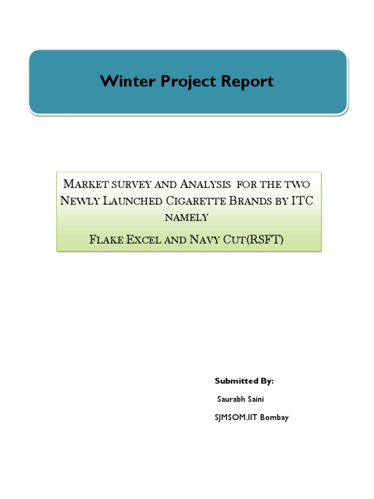 ITC's Flake Excel & Navy Cut Market Analysis | PDF | Cigarette | Brand