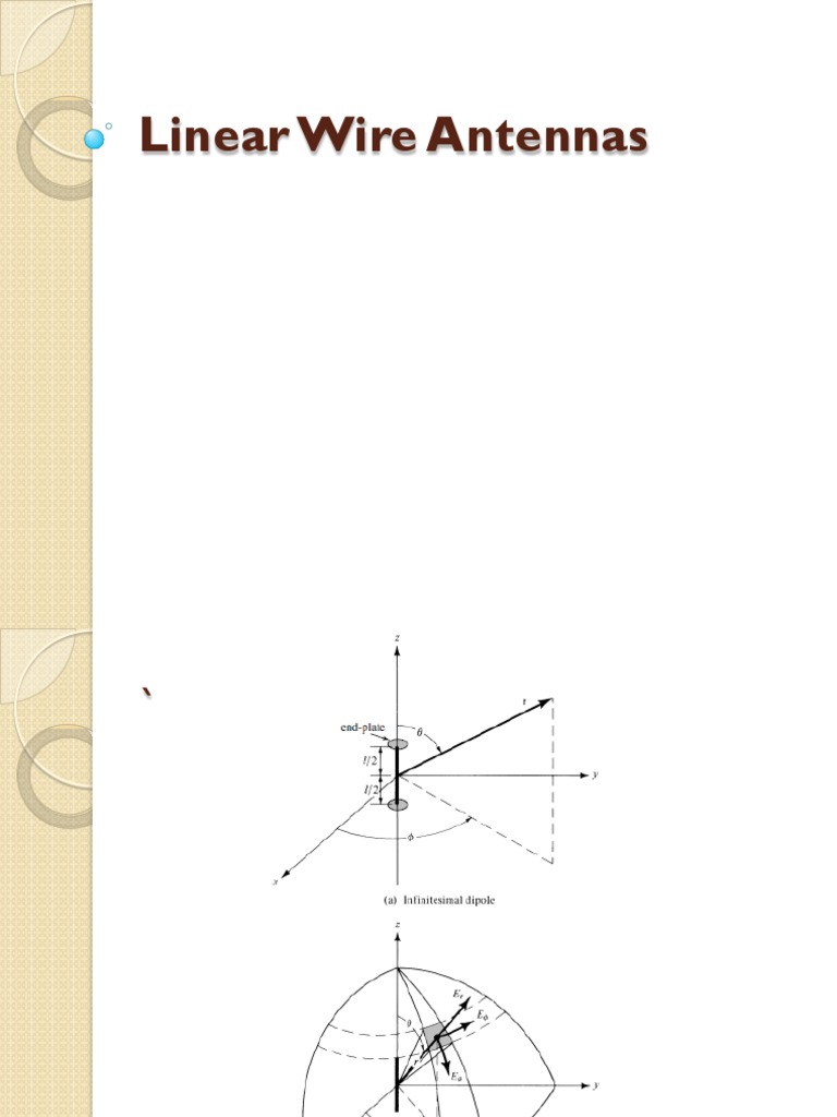 Linear Wire Antennas PDF Antenna (Radio) Electrical Engineering