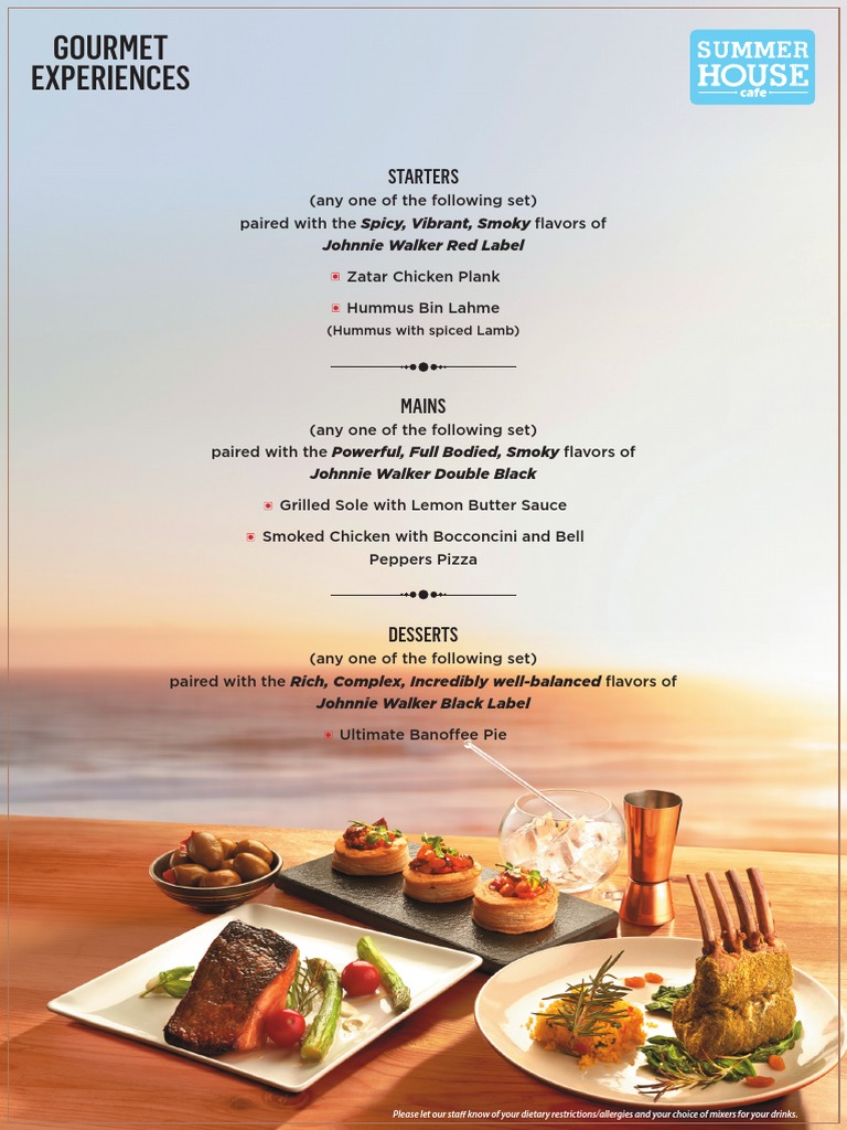 (TRI01344) JW Menu For Summer House - A5 PG 2 | PDF | Eating Behaviors ...