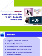 Balanced Scorecard:: Creating Strategy Map To Drive Corporate Performance