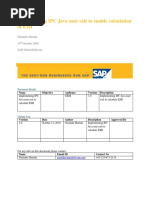 Implementing IPC Java User Exit To Enable Calculation of EMI