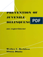 The Prevention of Juvenile Delinquency