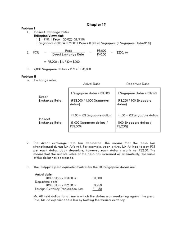 Exchange Rates: SGD to PHP Analysis | PDF | Spot Contract | Exchange Rate