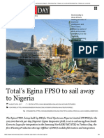 Total's Egina FPSO To Sail Away To Nigeria - BusinessDay - News You Can Trust BusinessDay - News You Can Trust