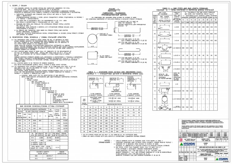 Rebar Bending Formula & Hook Design ACI318 Architectural Elements