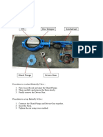 Overhaul Procedure Valve