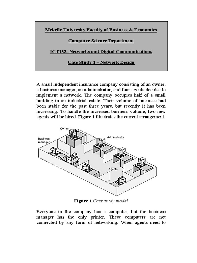Network Design Case Study 1 PDF Computer Network Peer To Peer