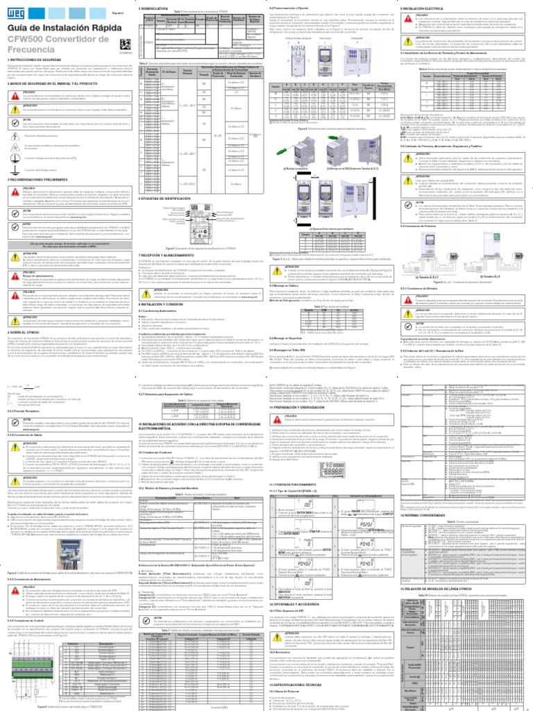 Weg Cfw500 Manual