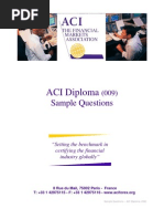 ACI Diploma Sample Questions