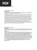 Marketing of Maineral Water