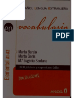 (Español Lengua Extranjera) Marta Baralo, Marta Genis, M. Eugenia Santana-Vocabulario. Elemental A1-A2-Anaya (2008)