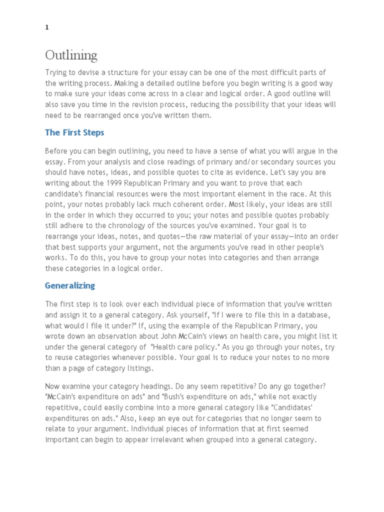 Outlining N Mind Mapping | PDF | Cognition | Emergence