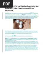 Apa Sih Pil PCC itu