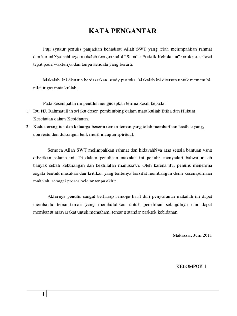 2 Kata Pengantar Makalah