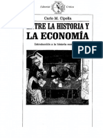 Entre La Historia y La Economia - Carlo M. Cipolla