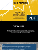 Movie Analysis - The Wolf of Wall Street