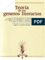 Garrido Gallardo, Teoría de Los Géneros Literarios