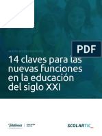 14 Claves Para Las Nuevas Funciones en La Educación Del Siglo XXI