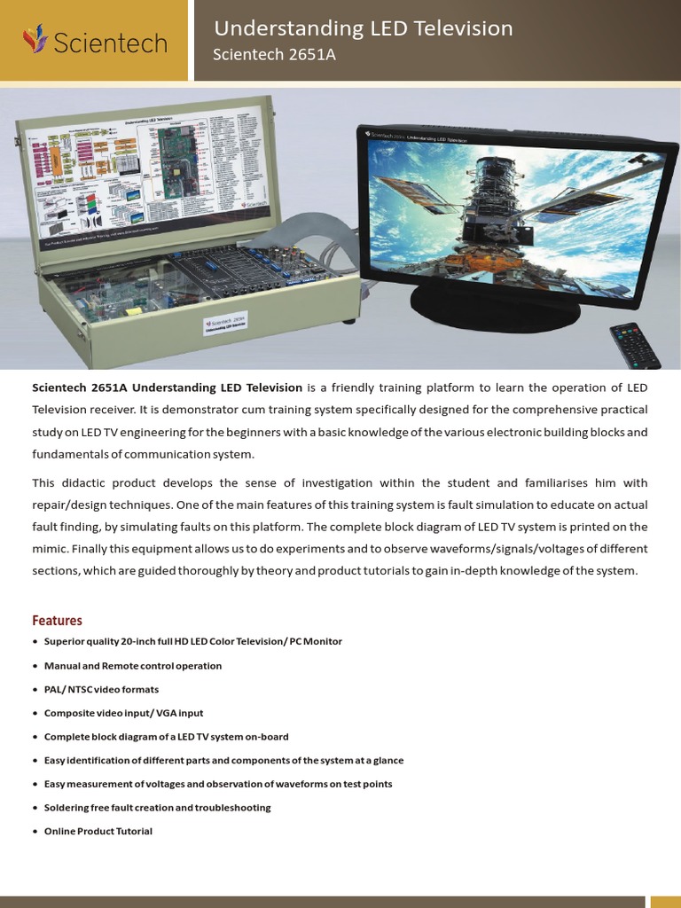 Scientech 2651A: Features | PDF | Hdmi | Television