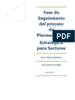 Guía Metodológica para implementar el Seguimiento de la Gestión Estratégica en las entidades públicas