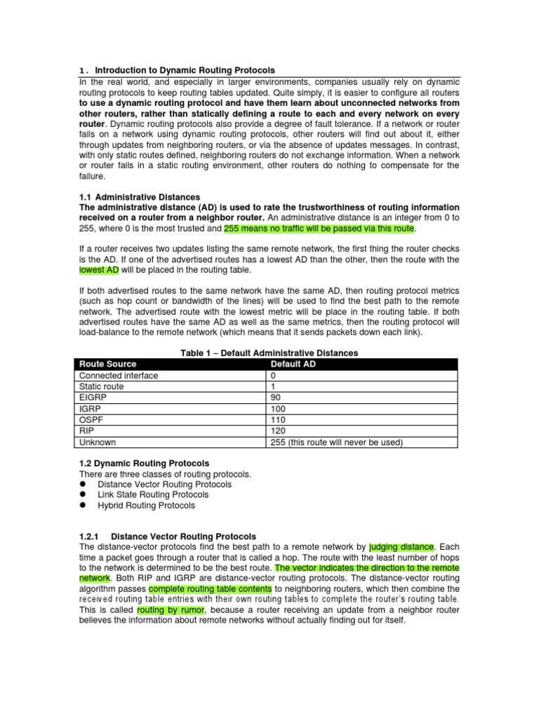 Routing Information Protocol (RIP) | PDF | Routing | Router (Computing)