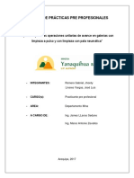1° Informe PSP Yanquihua - Romero - Linares