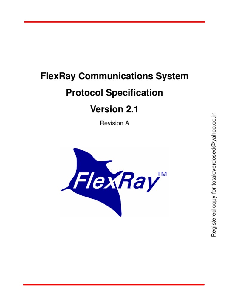 FlexRay Protocol Specification V2.1 Rev.A | PDF | Network Topology | Code