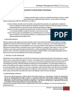 5th Sem Strategic Management Notes by Yatharth Chauhan PDF