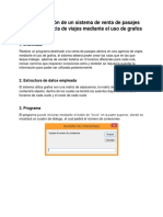 Implementación de Un Sistema de Venta de Pasajes Para Una Agencia de Viajes Mediante El Uso de Grafos