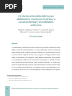 Conductas Antisociales-Delictivas en Adolescentes