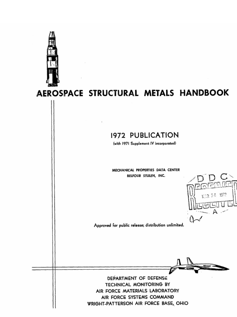 Aerospace Structural Metals Handbook, Volume 3 Alloy Copyright
