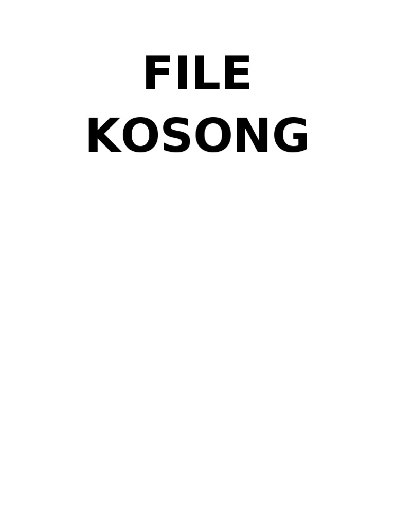Empty Document Placeholder | PDF