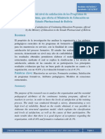 Nivel de satisfacción en la formación del profesorado (Bolivia).pdf