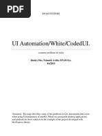 UI Automation White CodedUI Common Probl PDF