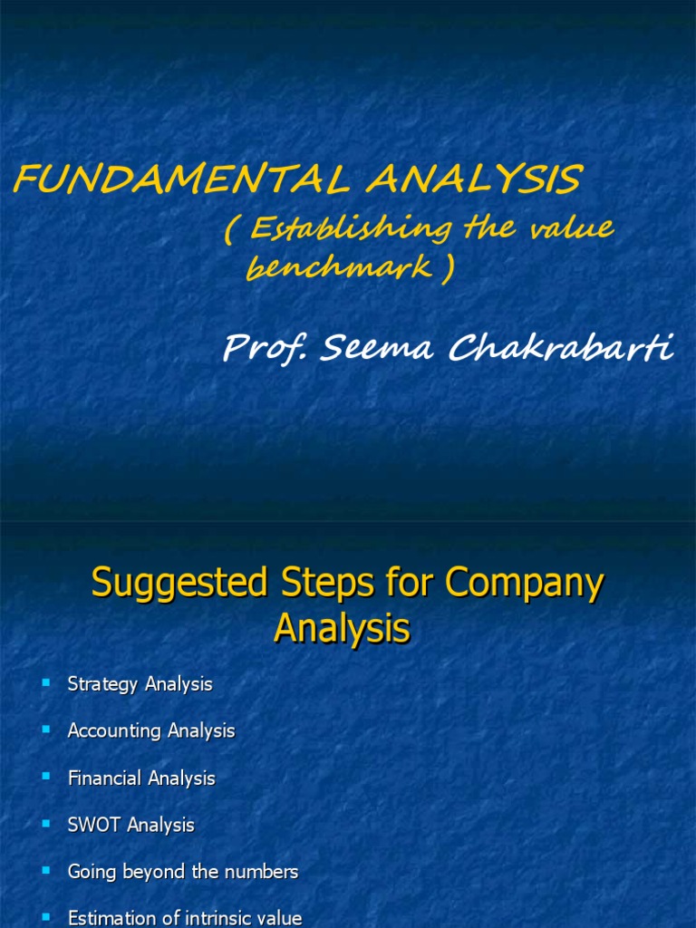 Fundamental Analysis PART II | PDF | Free Cash Flow | Price–Earnings Ratio