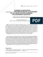 Martínez Espinoza. Autonomía de Resistencia PDF