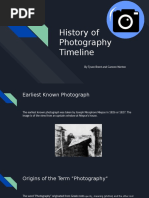 History of Photography Timeline