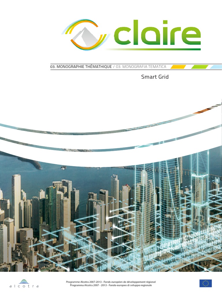 Monografia Smart Grid Definitiva Pdf Reseau Electrique Stockage De L Energie