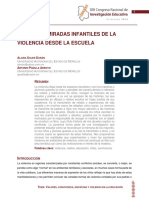 Relatos y Miradas Infantiles de La Violencia en La Escuela