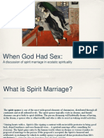 When God Had Sex: A Spirit Marriage Presentation