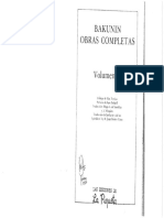 Bakunin, Mijaíl - Obras Completas (Vol. V) (Ed. La Piqueta, 1977)