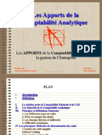 Les Apports de La Comptabilité Analytique